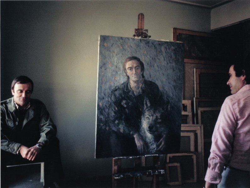 1969 - pintando a lix Rodriguez de la Fuente